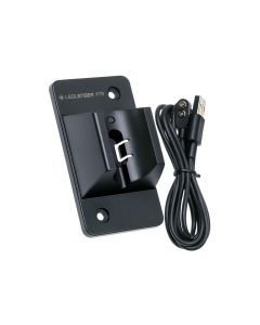 ledlenser 880599 wall mount type b with included magnetic charging cord