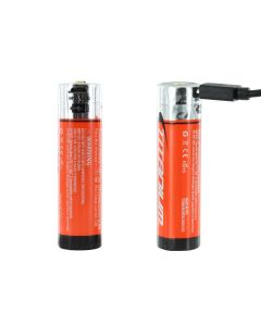 Titanium Innovations 18650 3400mAh Battery with Micro USB Charging Port