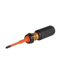 Klein Tools 2-in-1 Insulated Flip-Blade Screwdriver