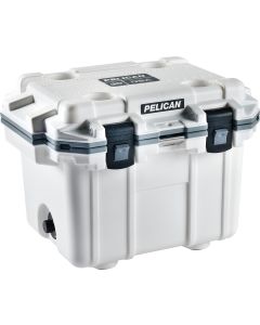 Pelican 50Q Elite Cooler - 50 Qt  - White and Gray