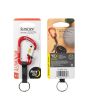 Nite Ize SlideLock Key Ring Aluminum - Red