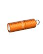 Olight I1R 2 Pro EOS Keychain Twist USB-C Rechargeable Flashlight - 180 Lumens - Uses Built-in 3.7V 130mAh Li-ion Battery Pack - Pinwheel Orange