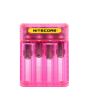 Nitecore Q4 4-Bay Charger - Pink