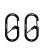 Nite Ize G-Series Dual Chamber Carabiner #1 - 2 Pack - Black