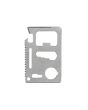 Titanium Innovations 11 in 1 Survival Tool Card - Stainless Steel