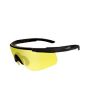 Wiley X Saber Advanced Changeable Sunglasses with High Velocity Protection - Matte Black Frame with Pale Yellow Lenses