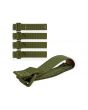 Maxpedition 3in TacTie - Four Pack - OD Green