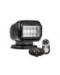 GoLight GT LED Permanent Mount Spotlight with Wireless Handheld and Wireless Dash Mount Remotes - Black
