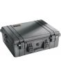 Pelican 1600 Watertight Case - With Liner and Foam Insert - Black