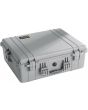 Pelican 1600 Watertight Case - With Liner and Foam Insert - Silver