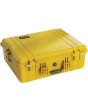 Pelican 1600 Watertight Case - With Liner and Foam Insert - Yellow