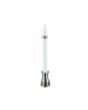 Sillites 9in Window Candle - Brushed Nickel