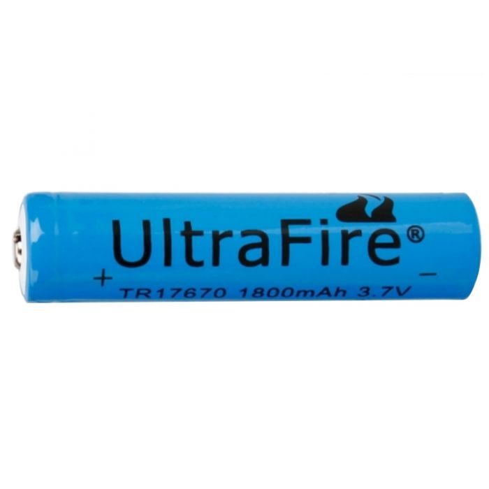 UltraFire 17670 3.7V Li-Ion Rechargeable Battery 1800 mAh CR17670 Lithium Ion