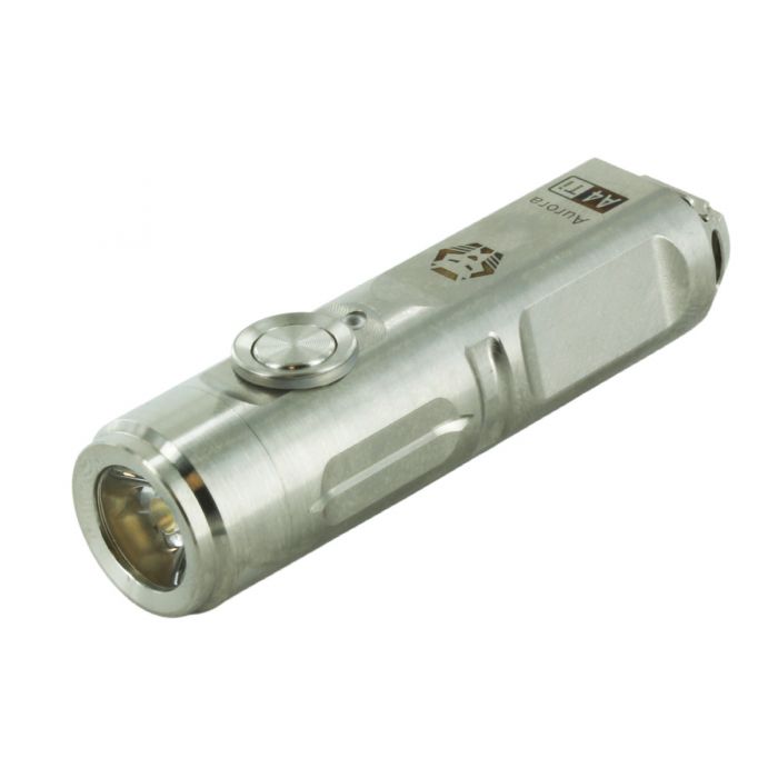 RovyVon Aurora A4 LED Keychain Flashlight - Titanium