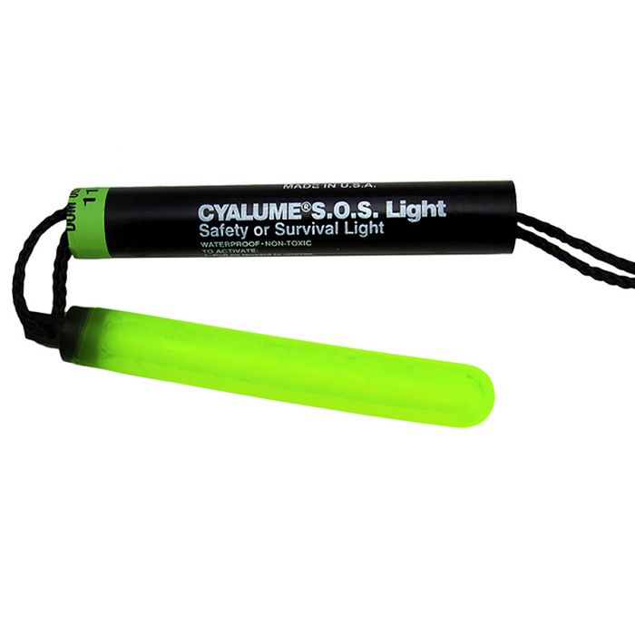 Cyalume Green 6.25-inch 8 Hour SOS Signal Light Stick - Case of 50