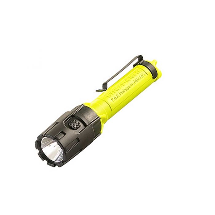 Streamlight Dualie 2AA with 2 AA alkaline batteries. Box - Yellow
