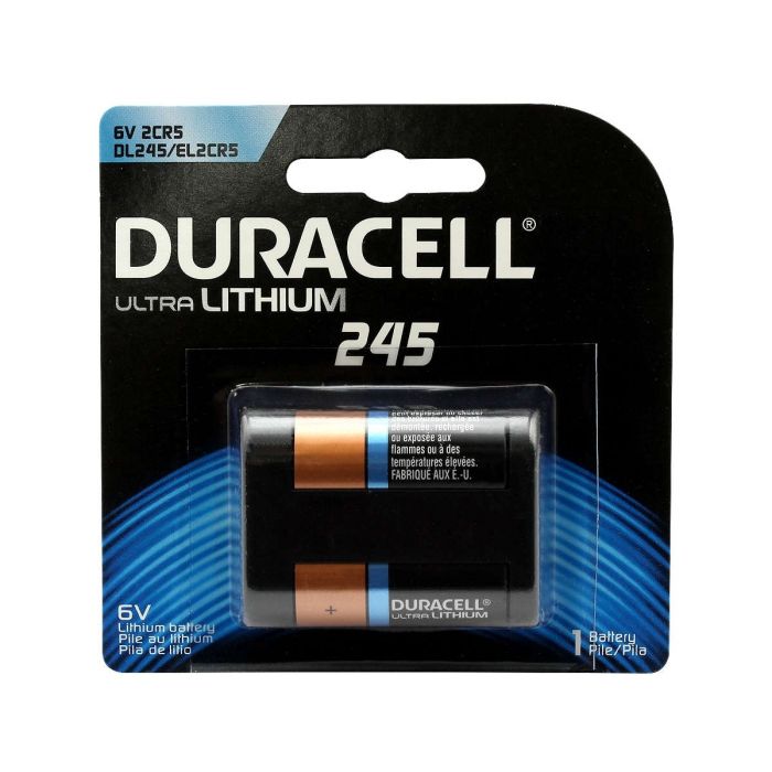 Duracell Ultra 2CR5 Lithium Battery - 1400mAh  - 1 Piece Retail Packaging