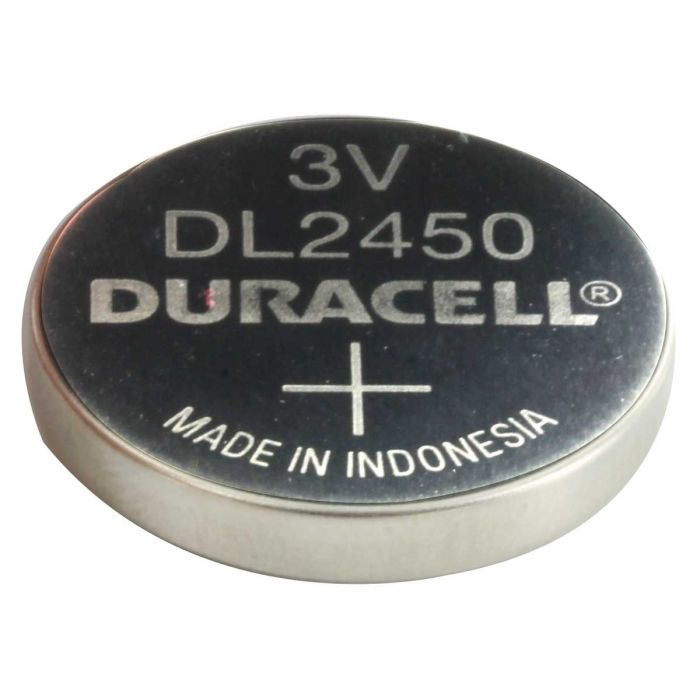Duracell Duralock DL CR2450 620mAh 3V Lithium Primary (LiMNO2) Watch/Electronic Coin Cell Battery (DLCR2450) - Bulk