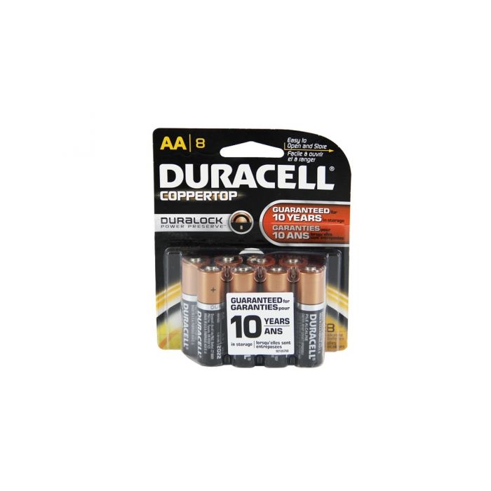 Duracell Coppertop AAA Alkaline Batteries - 8 Piece Retail Packaging