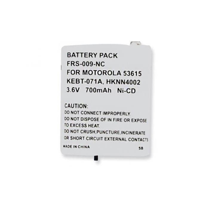 Motorola 53615/HKNN4002/KEBT-071 Two Way Radio Battery Replacement