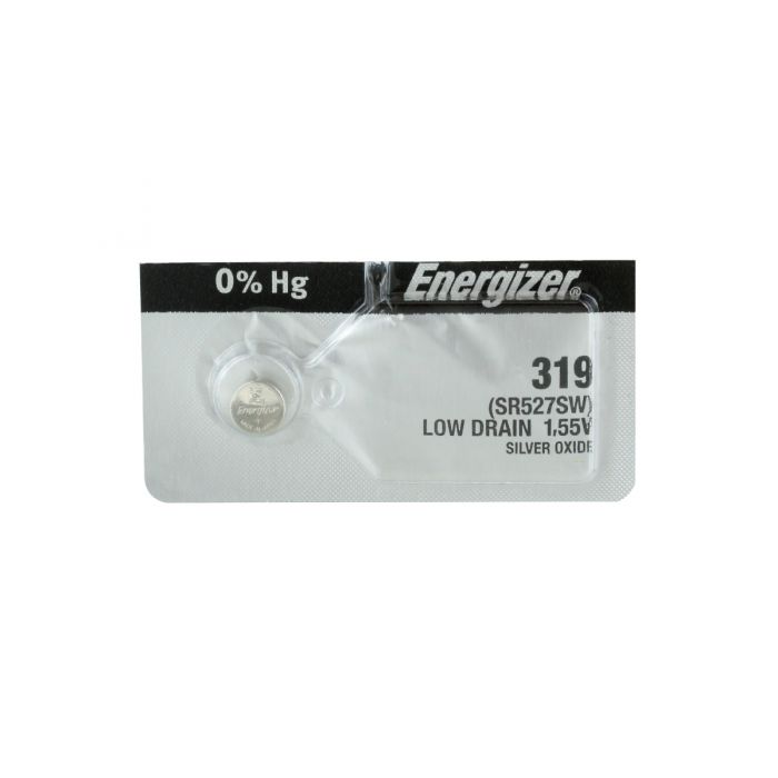 Energizer 319 Silver Oxide Coin Cell Battery - 22.5mAh  - 1 Piece Tear Strip