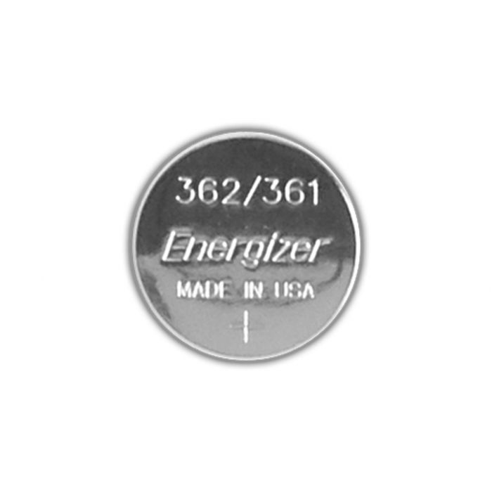Energizer 361 / 362 Silver Oxide Coin Cell Battery - 27mAh  - 1 Piece Bulk