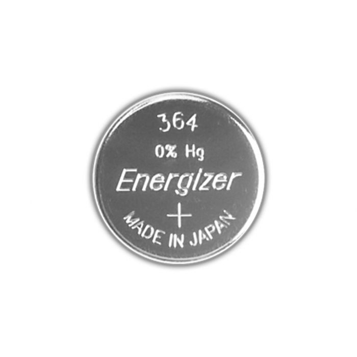 Energizer 364 Silver Oxide Coin Cell Battery - 20.5mAh  - 1 Piece Bulk