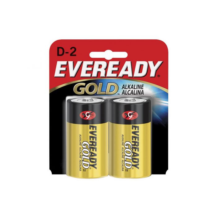 Energizer Eveready Gold A95 D Alkaline Batteries - 2 Piece Retail Packaging
