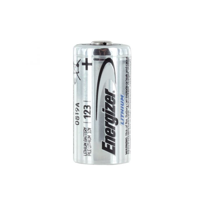 Energizer CR123A Lithium Battery - 1500mAh - 1 Piece Bulk