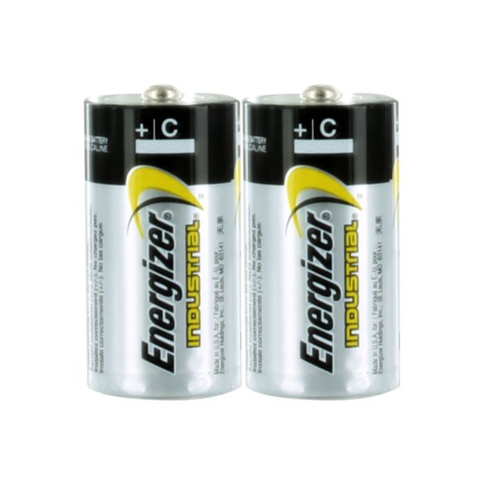 Energizer Industrial C Alkaline Batteries - 2 Piece Shrink Pack