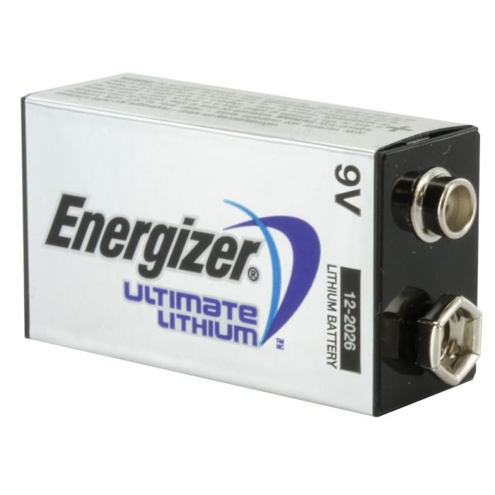 Energizer Ultimate 9V Lithium Battery - 1 Piece Plastic Bag