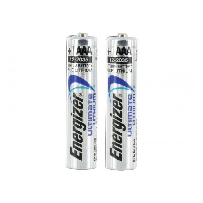 Energizer Ultimate AAA Lithium Batteries - 1250mAh  - 2 Piece Shrink Pack