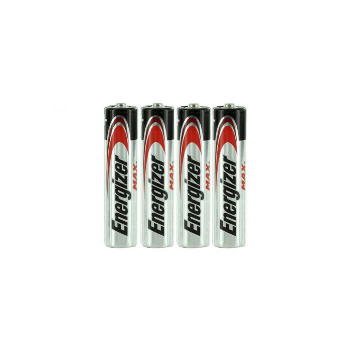 Energizer Max AAA Alkaline Batteries - 4 Piece Shrink Pack