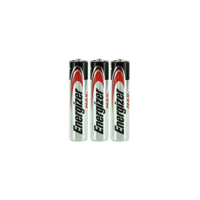 Energizer Max AAA Alkaline Batteries - 3 Piece Shrink Pack