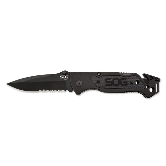 SOG Escape Folding Knife - Hardcased Black (FF25-CP)