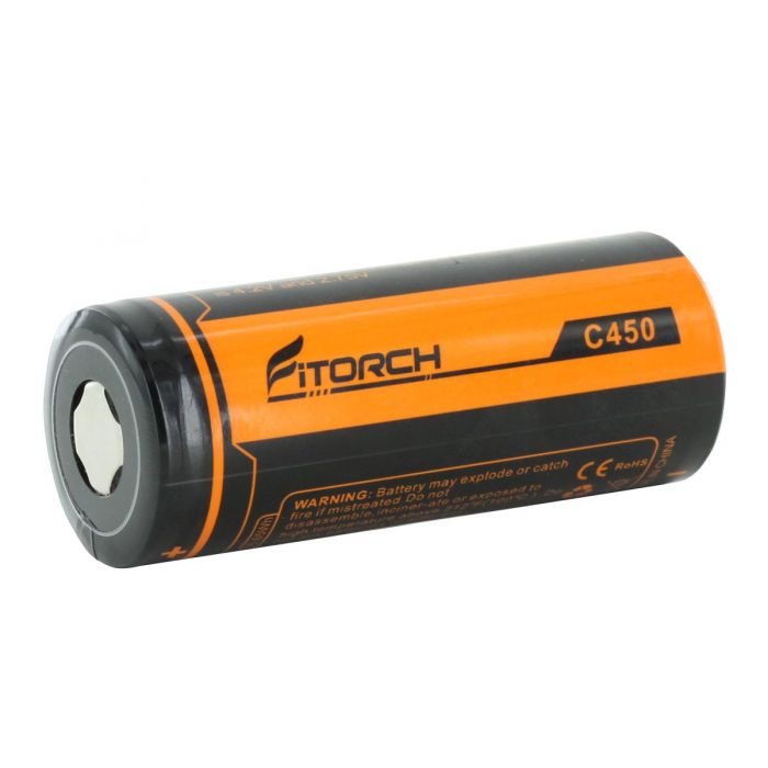 Fitorch C450 Li-ion Unprotected Battery - Black