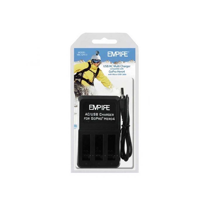 USB/AC Multi-Charger for GoPro Hero 4
