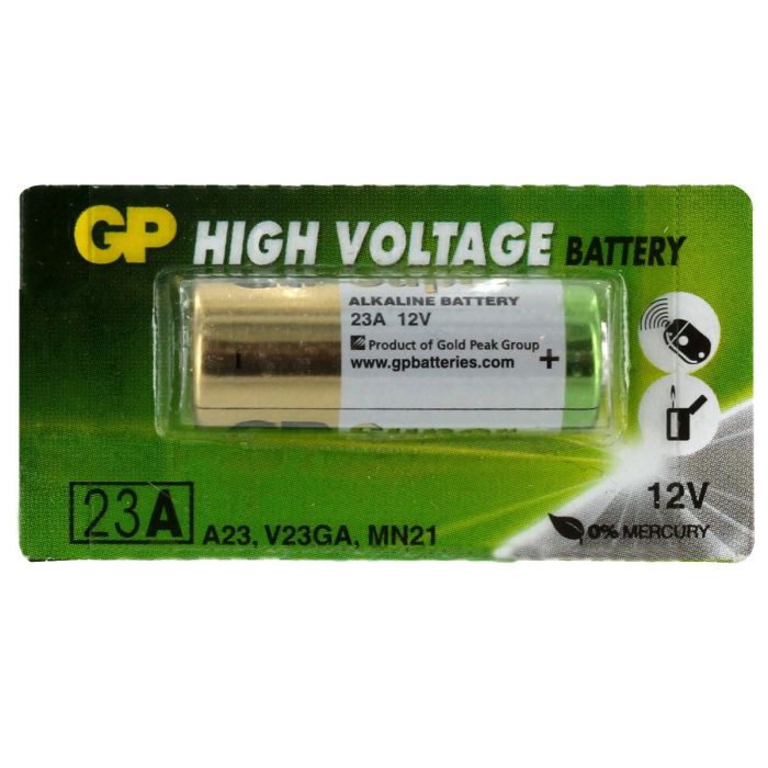 GP Gold Peak 12V A23 Alkaline Battery - 1 Tear Strip