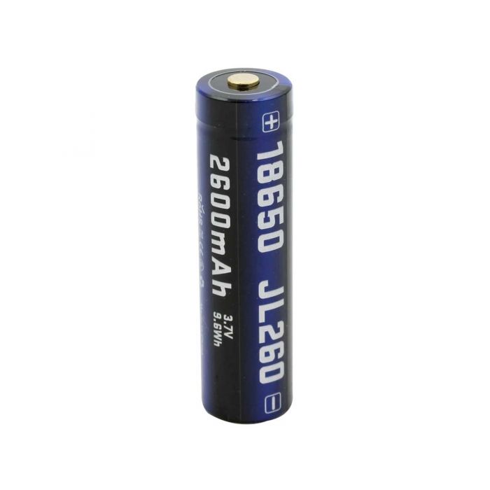 Jetbeam JL260 18650 2600mAh 3.7V Protected Lithium Ion (Li-ion) Button Top Battery