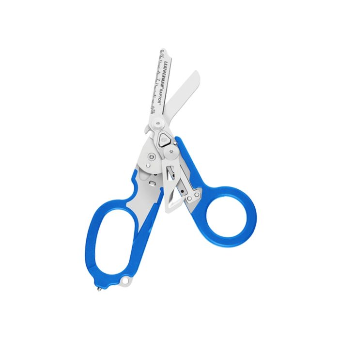 Leatherman Raptor Shears Multi-Tool for Medical Professionals - Blue with Utility Sheath - Peghook Packaging