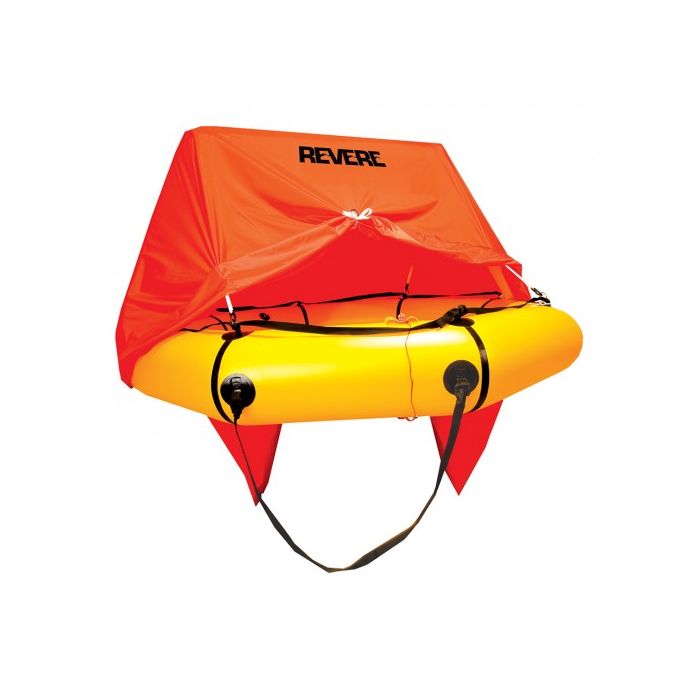 Revere Coastal Compact 4 Person Liferaft with Canopy - Valise Pack