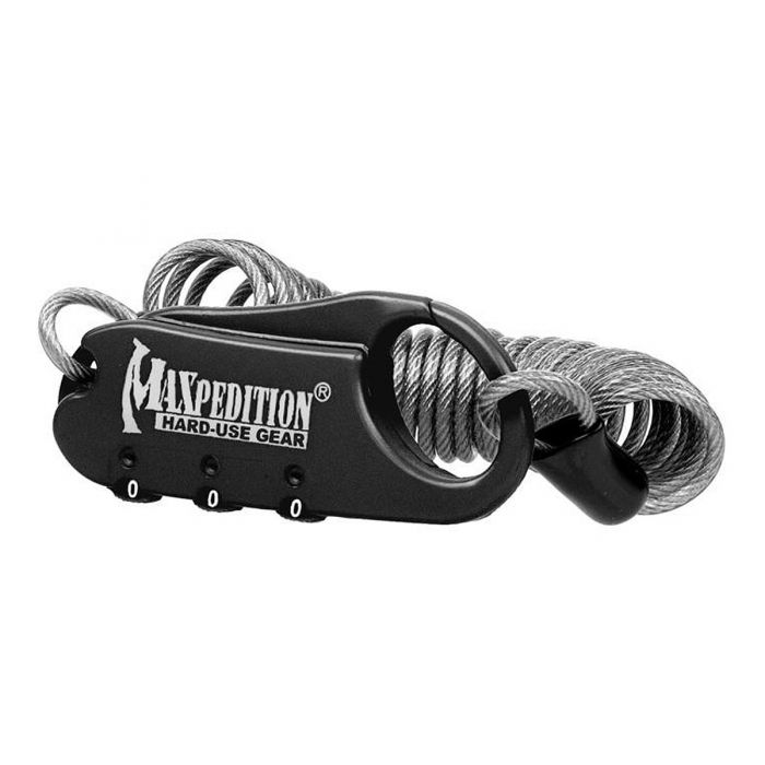 Maxpedition Steel Cable Lock - Black