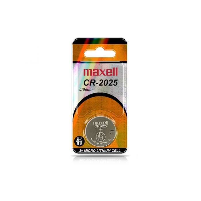 Maxell CR2025 - Hologram Packaging - 1 Piece Blister Pack