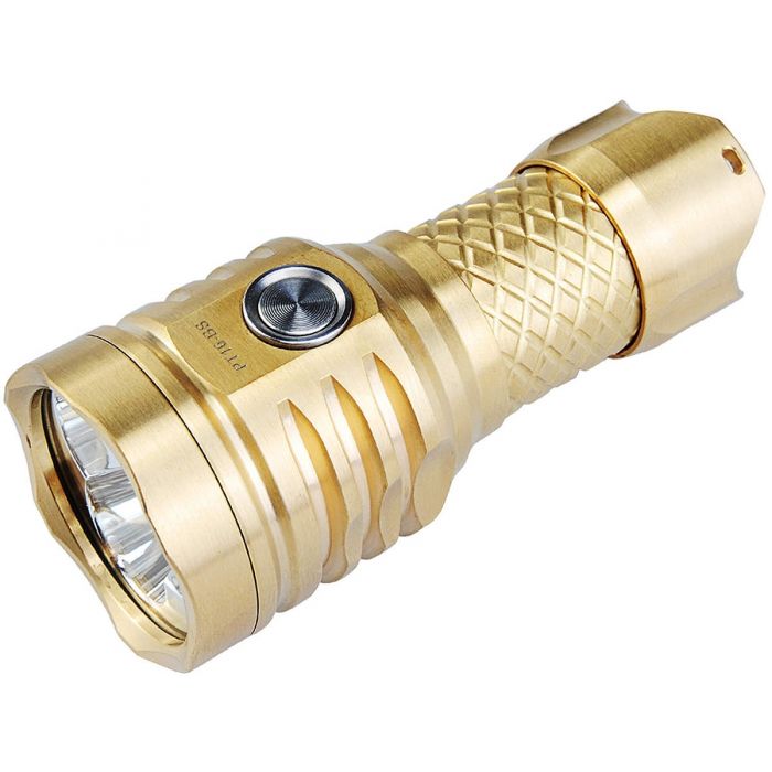 MecArmy PT16-BS Ultra Bright Rechargeable Flashlight - Brass