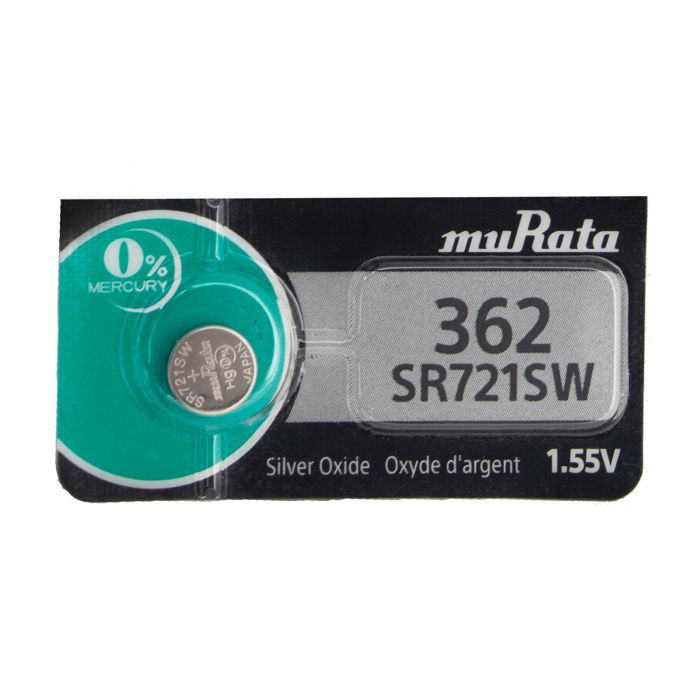 Murata SR721SW 362 Coin Cell - 1 Pc Tear