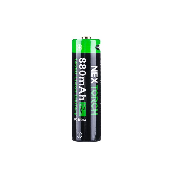 Nextorch 14500 Battery - USB-C Port