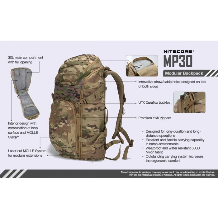 Nitecore MP30 Modular Backpack - Black