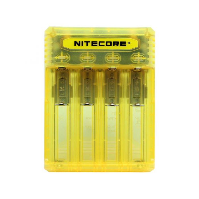 Nitecore Q4 4-Bay Charger - Yellow