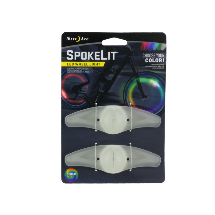 Nite Ize SpokeLit LED Spoke Light - 2 Pack - Disc-O Select