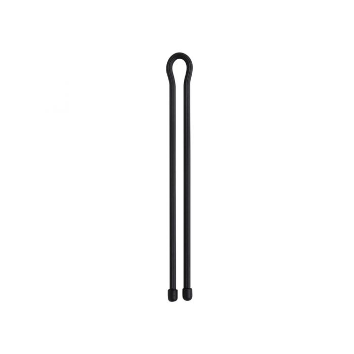 Nite Ize Gear Tie Reusable Rubber Twist Tie 18 in. - 2 Pack - Black